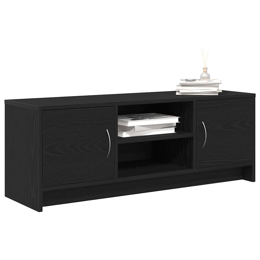 TV ormarić crni hrast 102x30x37,5 cm inženjerski drvo