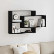 Zidna polica crni hrast 104x20x58,5 cm inženjerski drvo