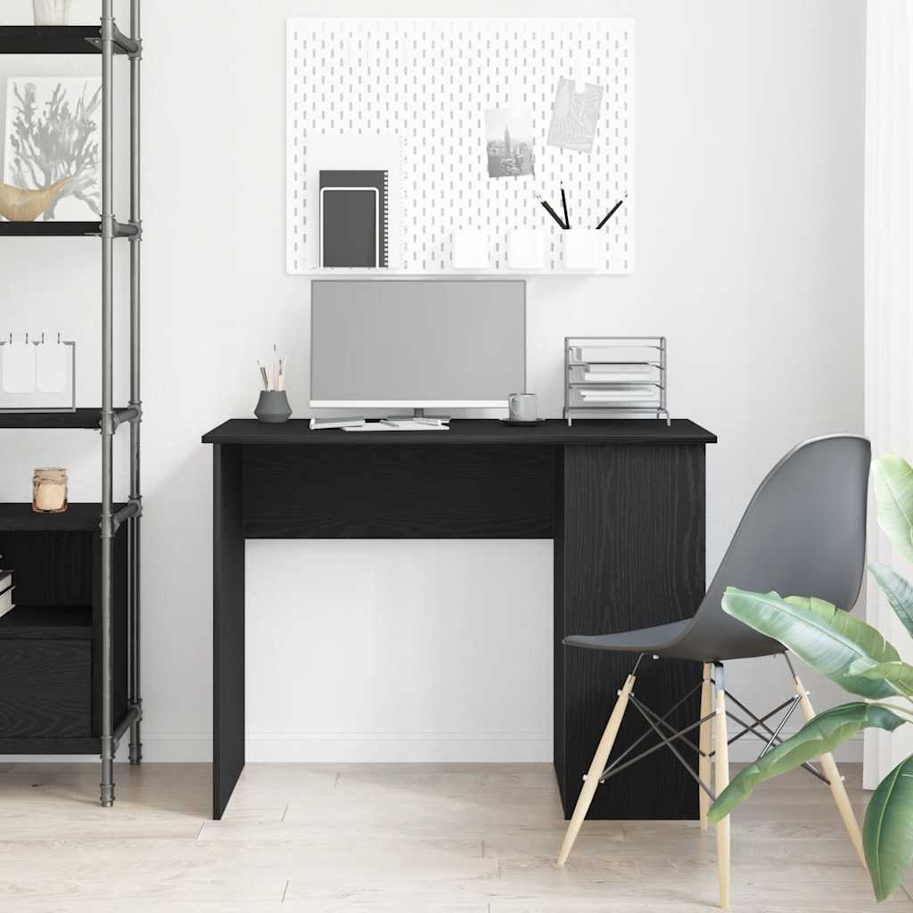 Radni stol Crni hrast 100x55x75 cm Konstruirano drvo