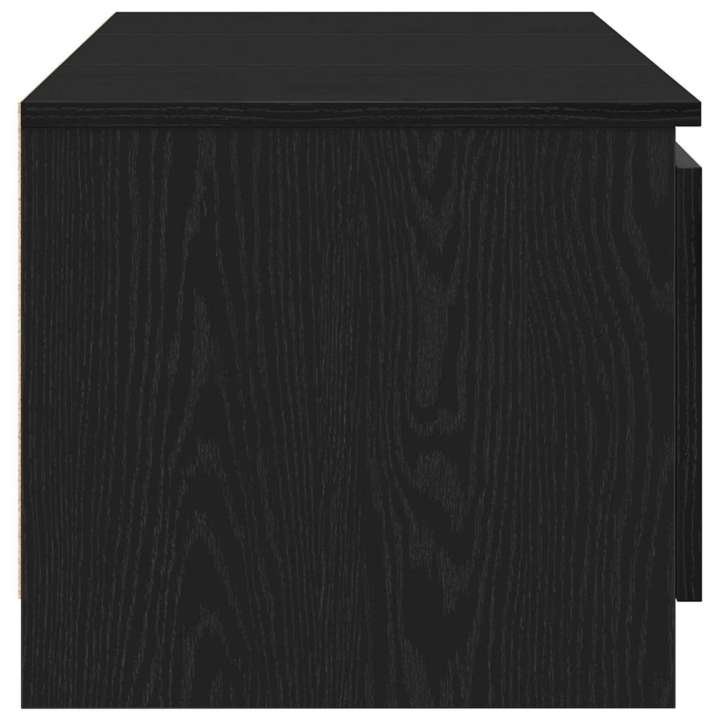 TV ormarić crni hrast 140x40x36 cm inženjerski drvo