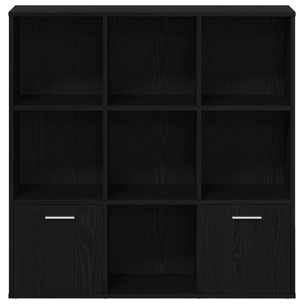 Ormar za knjige crni hrast 98x29x97,5 cm inženjerski drvo
