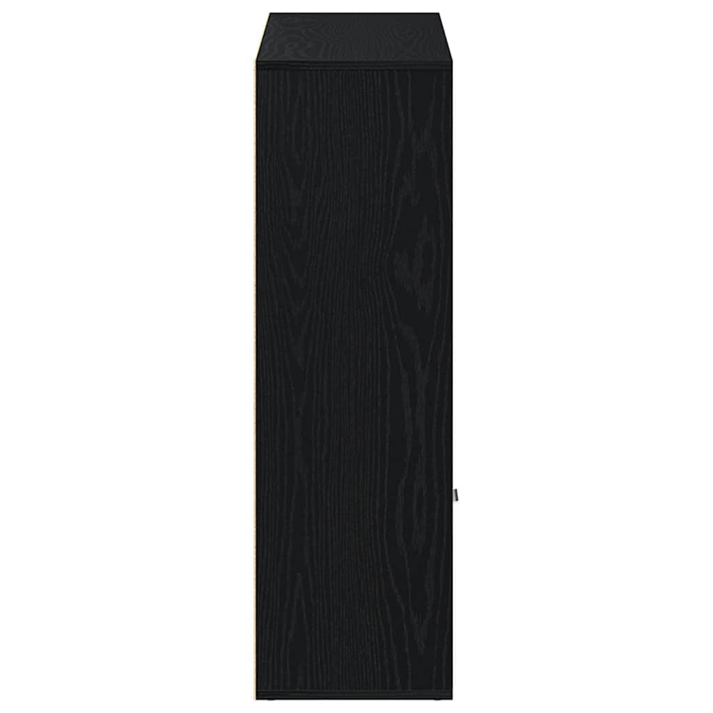 Ormar za knjige crni hrast 98x29x97,5 cm inženjerski drvo