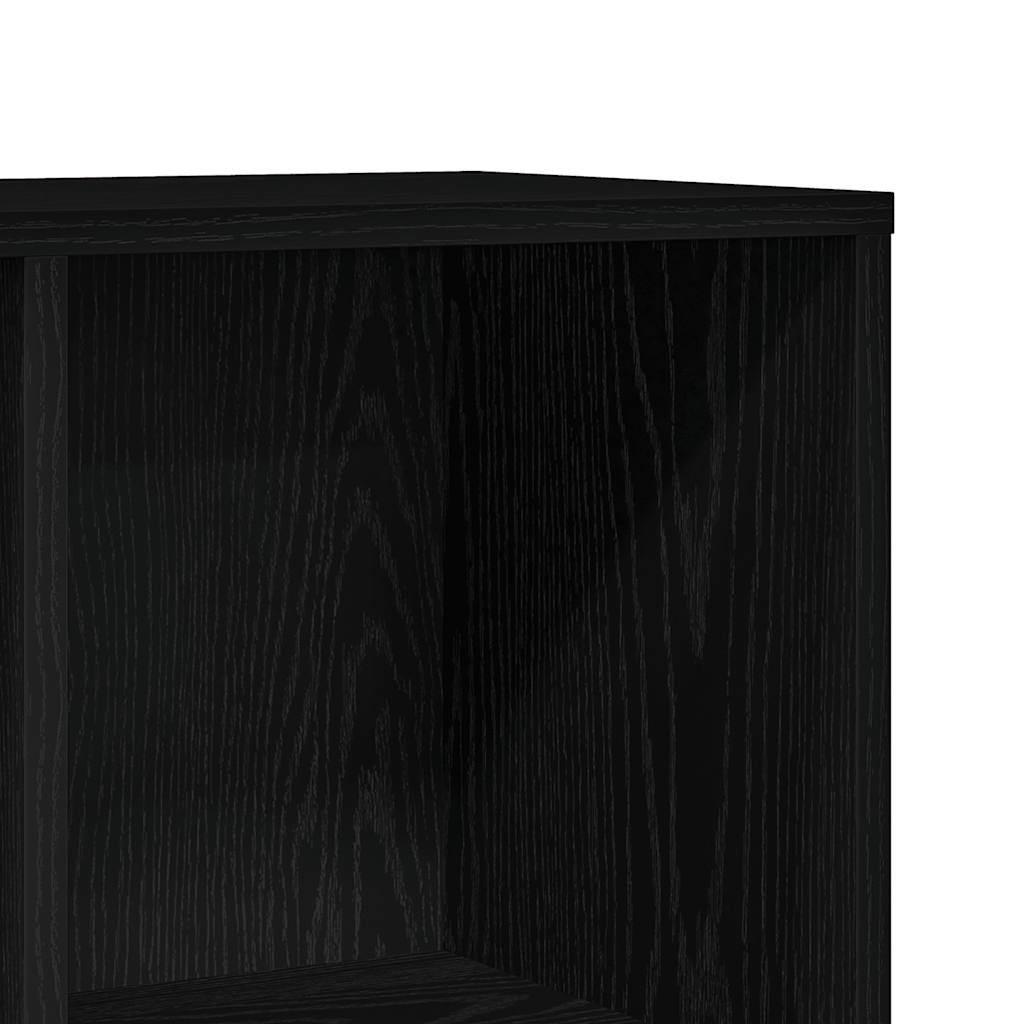 Ormar za knjige crni hrast 98x29x97,5 cm inženjerski drvo