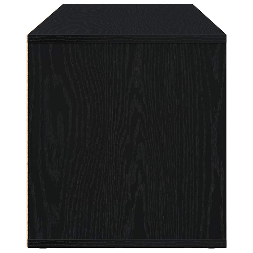 TV ormarić crni hrast 120x34x37 cm inženjerski drvo