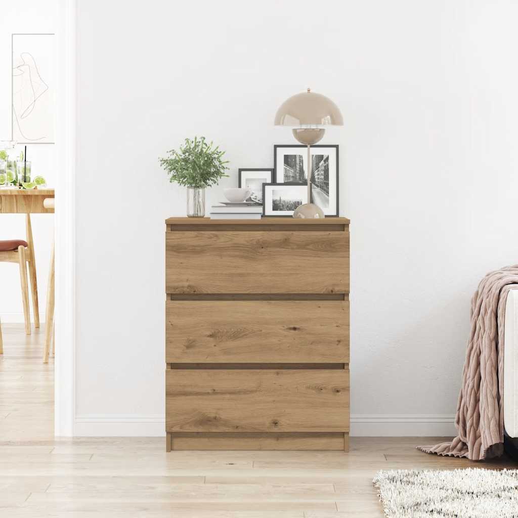 Komoda Artisan hrast 60x35x76 cm Inženjersko drvo