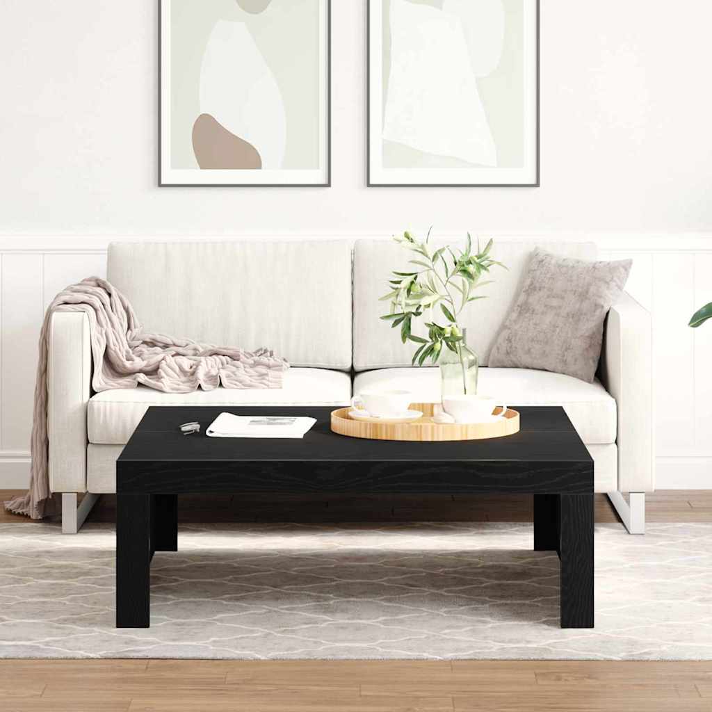 Kava Stol Crni hrast 100 x 100 x 35 cm Konstruirano drvo