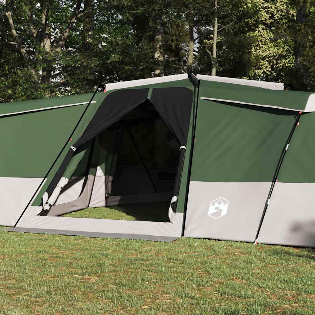 Obiteljski šator s krovom Zelena 833 x 585 x 216 cm taft