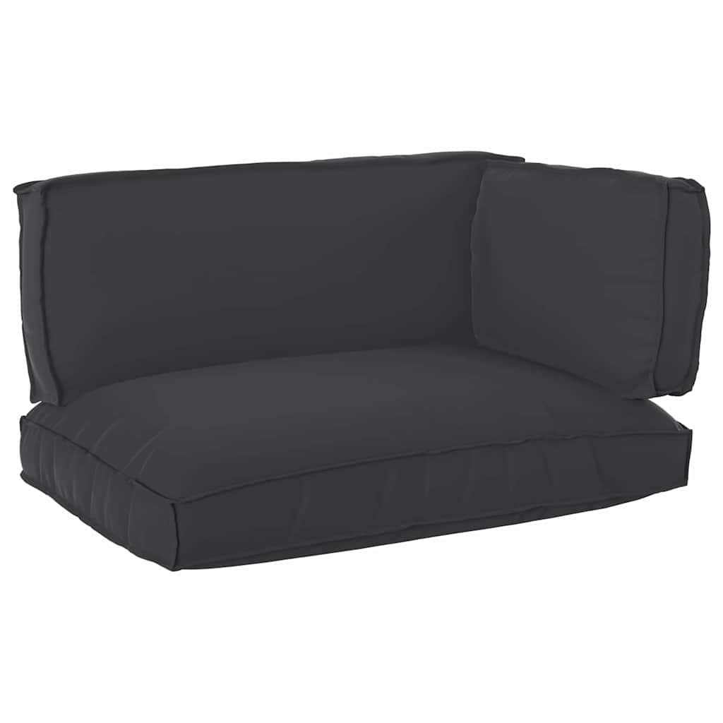 Set jastučića za palete 3 pcs Crna Oxford tkanina