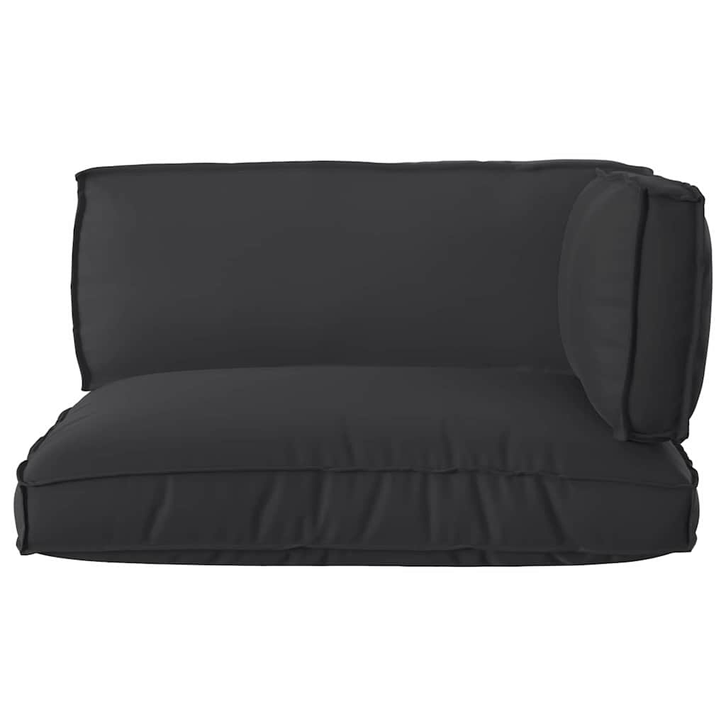 Set jastučića za palete 3 pcs Crna Oxford tkanina