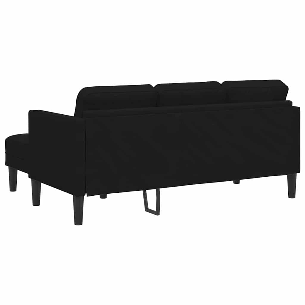 Set sofe s jastukom Crna Poliester 173 x 131 x 67 cm