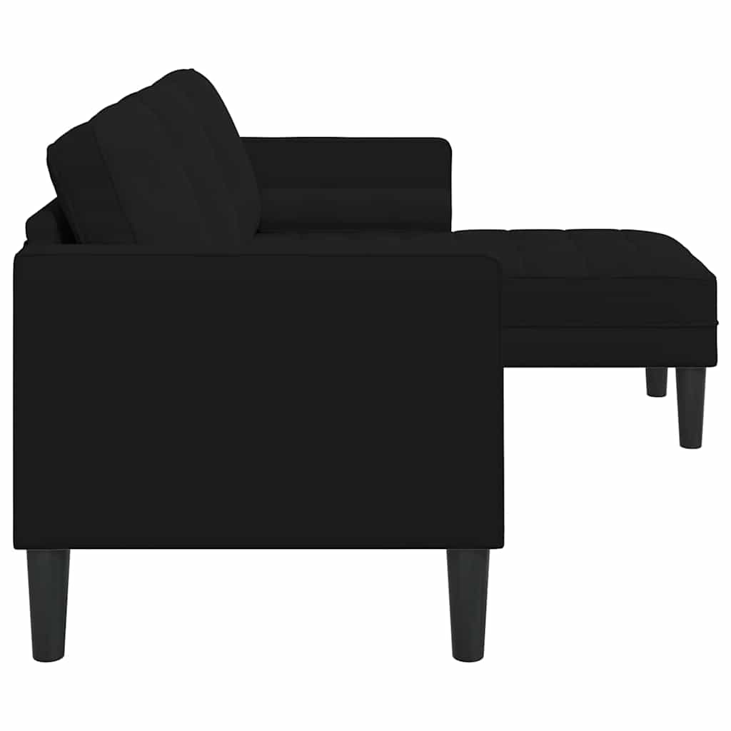 Set sofe s jastukom Crna Poliester 173 x 131 x 67 cm