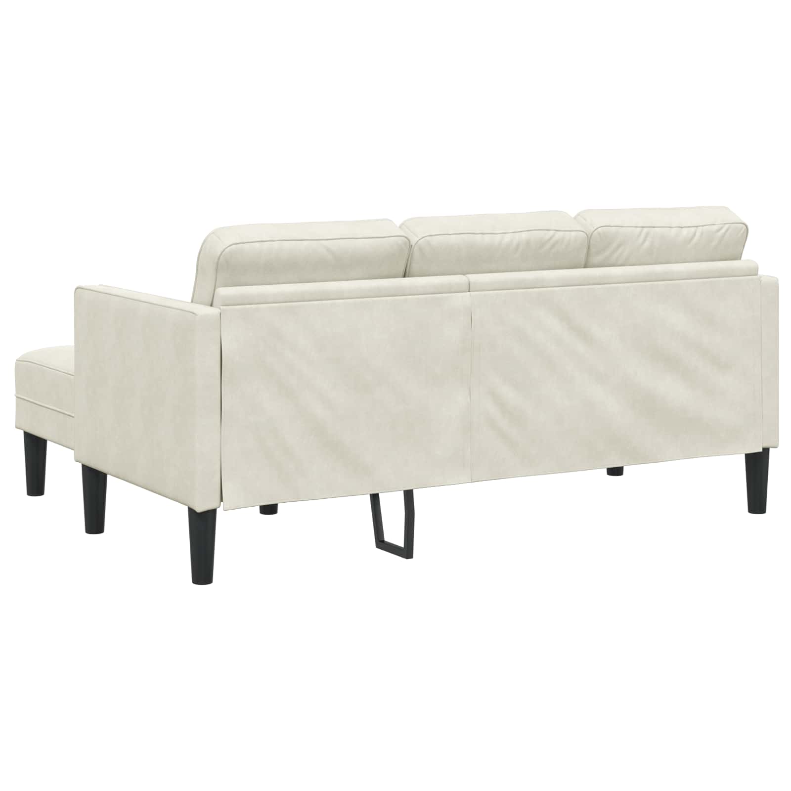 Set sofe s jastukom 2 pcs Krema Poliester