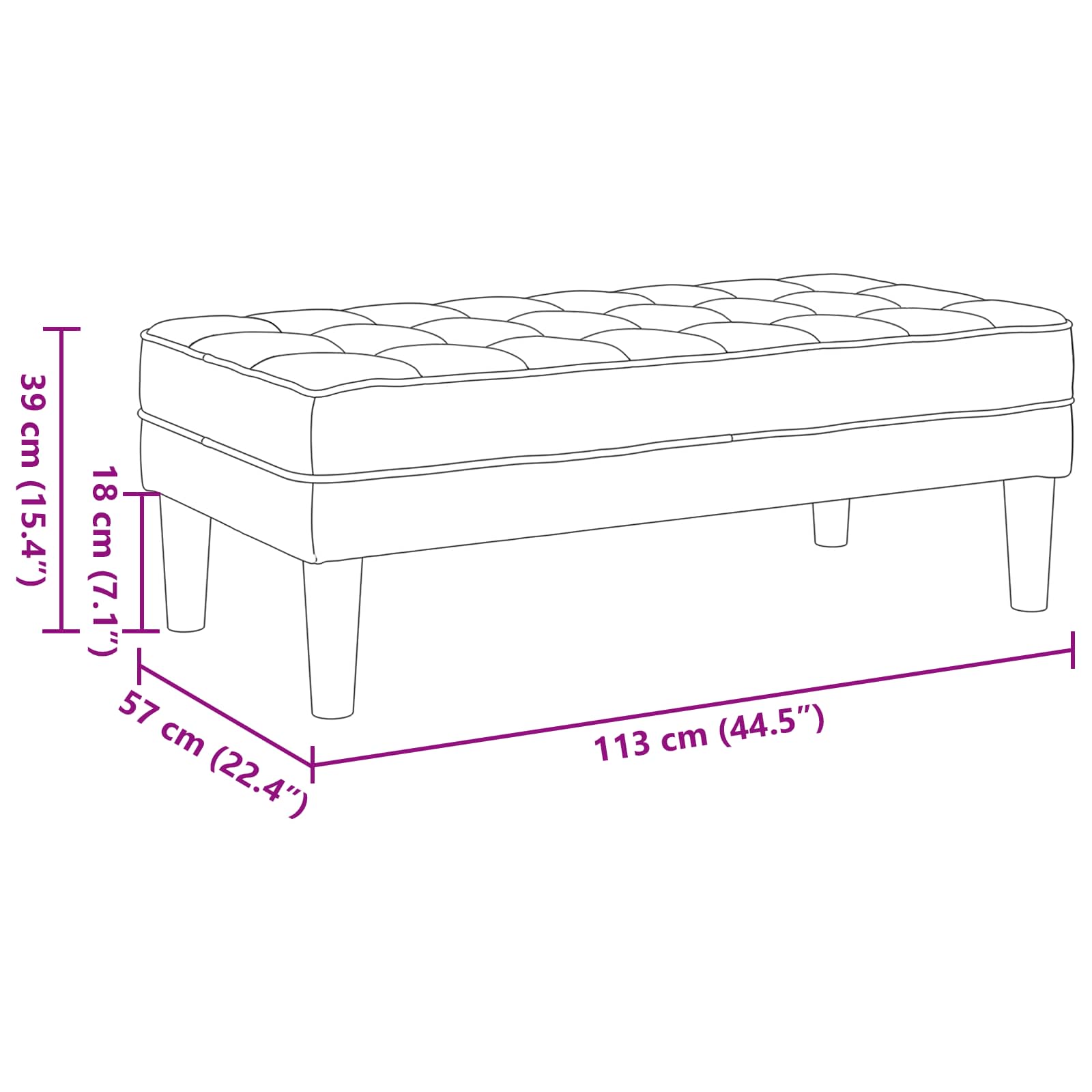 Set sofe s jastukom 2 pcs Krema Poliester