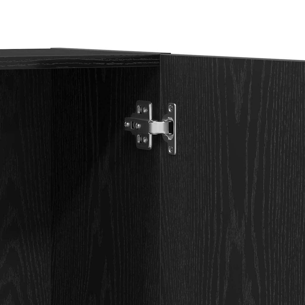 Uredski ormar Crni hrast 60 x 32 x 190 cm Konstruirano drvo