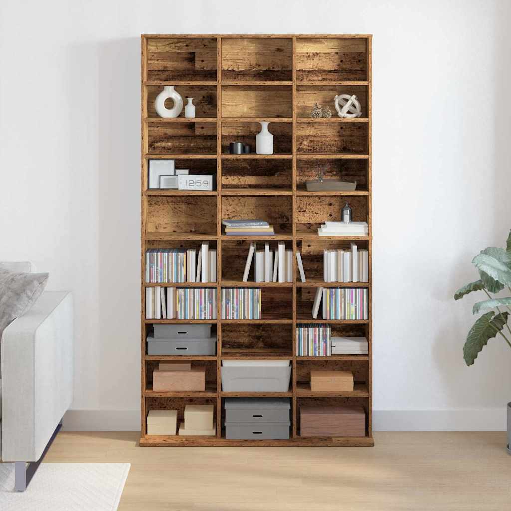 CD ormar Staro drvo 101 x 23 x 177,5 cm Konstruirano drvo