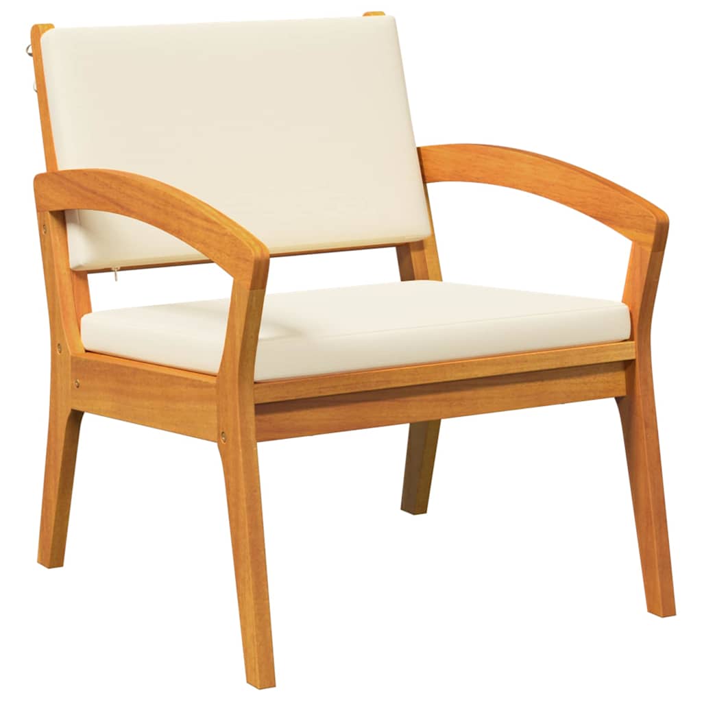 Bistro set s jastukom 3 pcs Smeđa Poliester