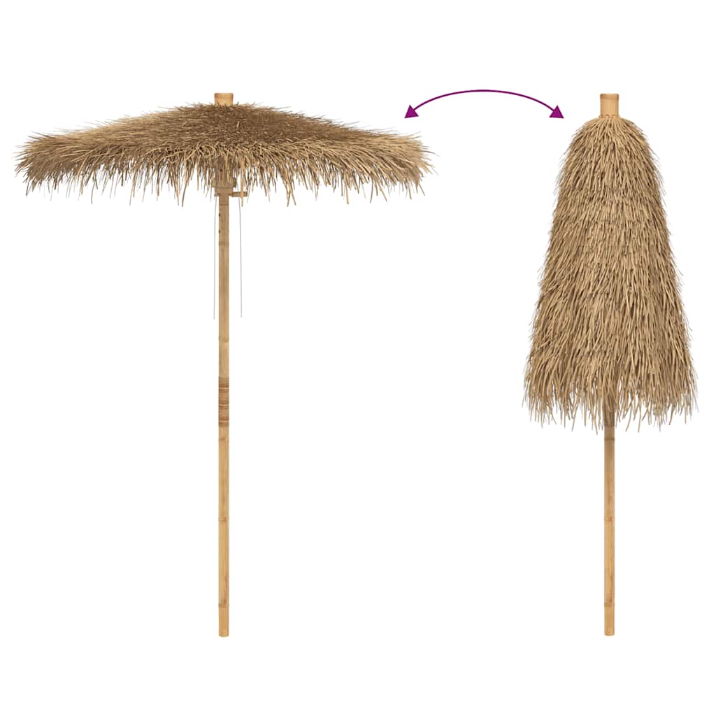 Tiki suncobran s baldahinom od lista banane 150 cm bambus