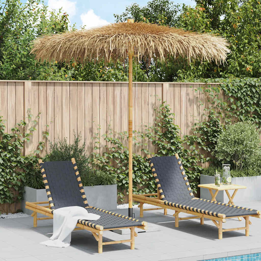 Tiki suncobran s baldahinom od lista banane 240 cm bambus