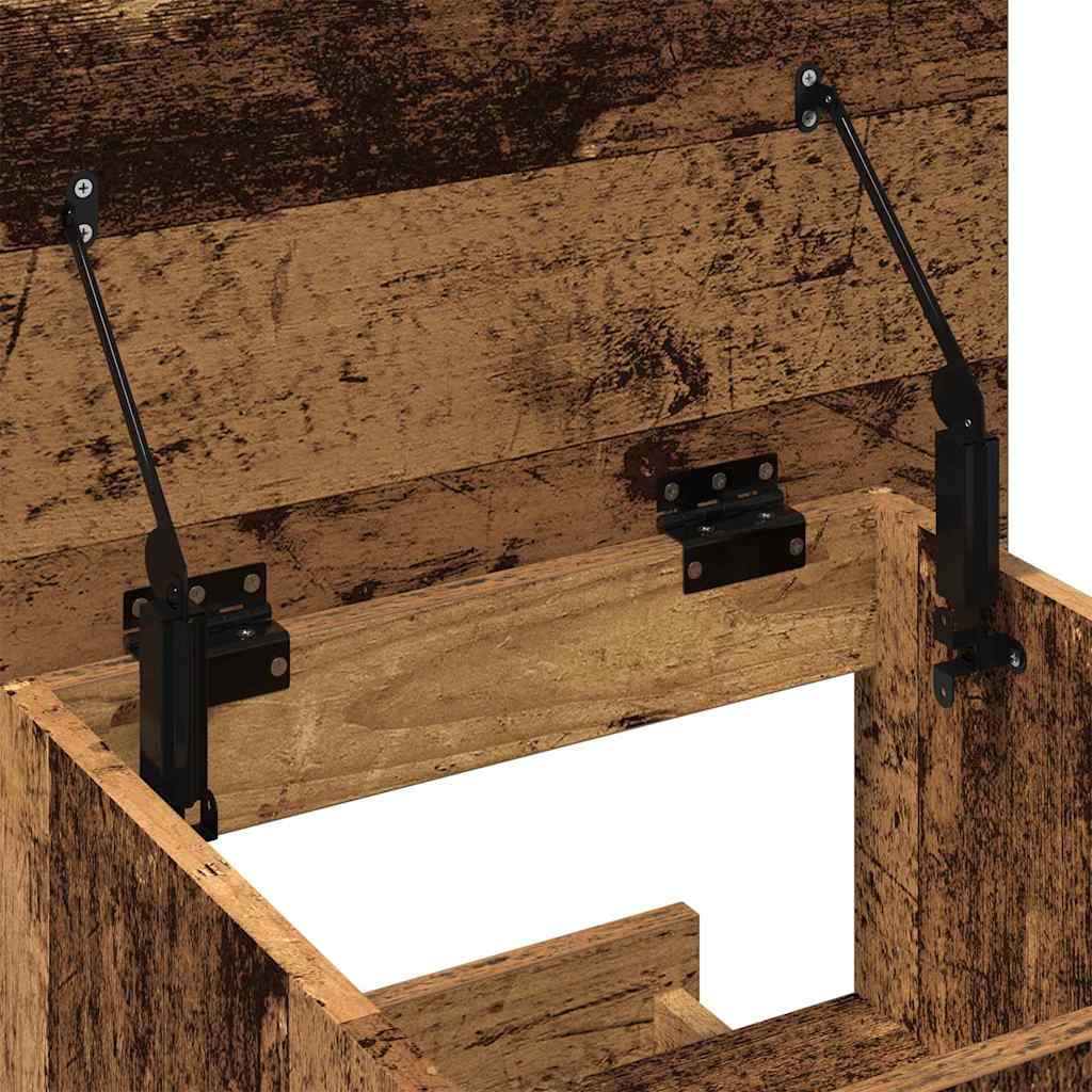 Podij s ladicama Staro drvo 55 x 55 x 107 cm Konstruirano drvo