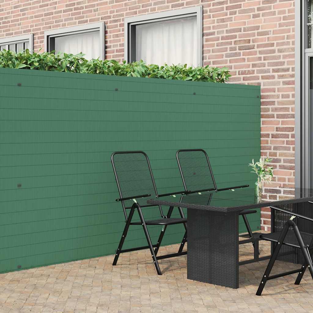 Vrtna ograda dvostrana zelena 1,8x5 m PVC