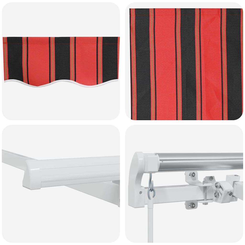 Skrovita tenda Narančasta 250 x 200 cm tkanina