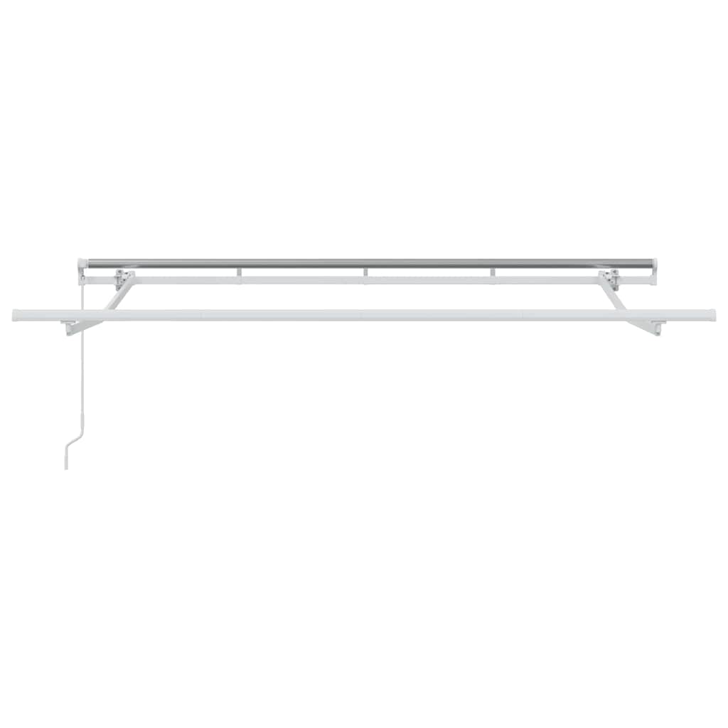 Skrovita tenda Tamno crvena 300 x 200 cm tkanina
