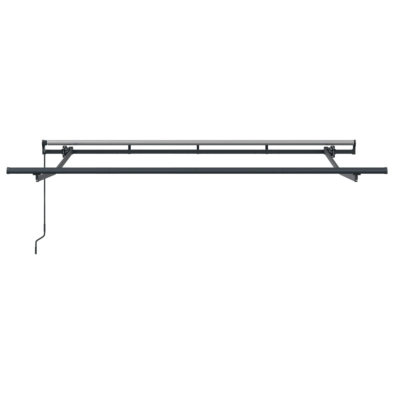 Skrovita tenda Smeđa 300 x 200 cm tkanina