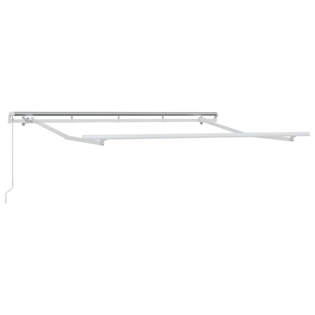 Skrovita tenda Bijelo 300 x 200 cm tkanina