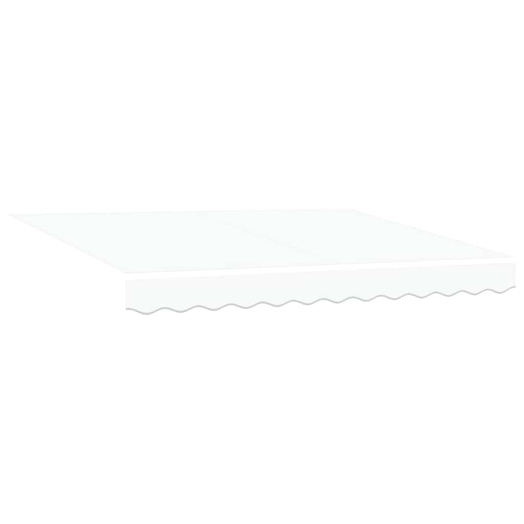 Skrovita tenda Bijelo 300 x 200 cm tkanina
