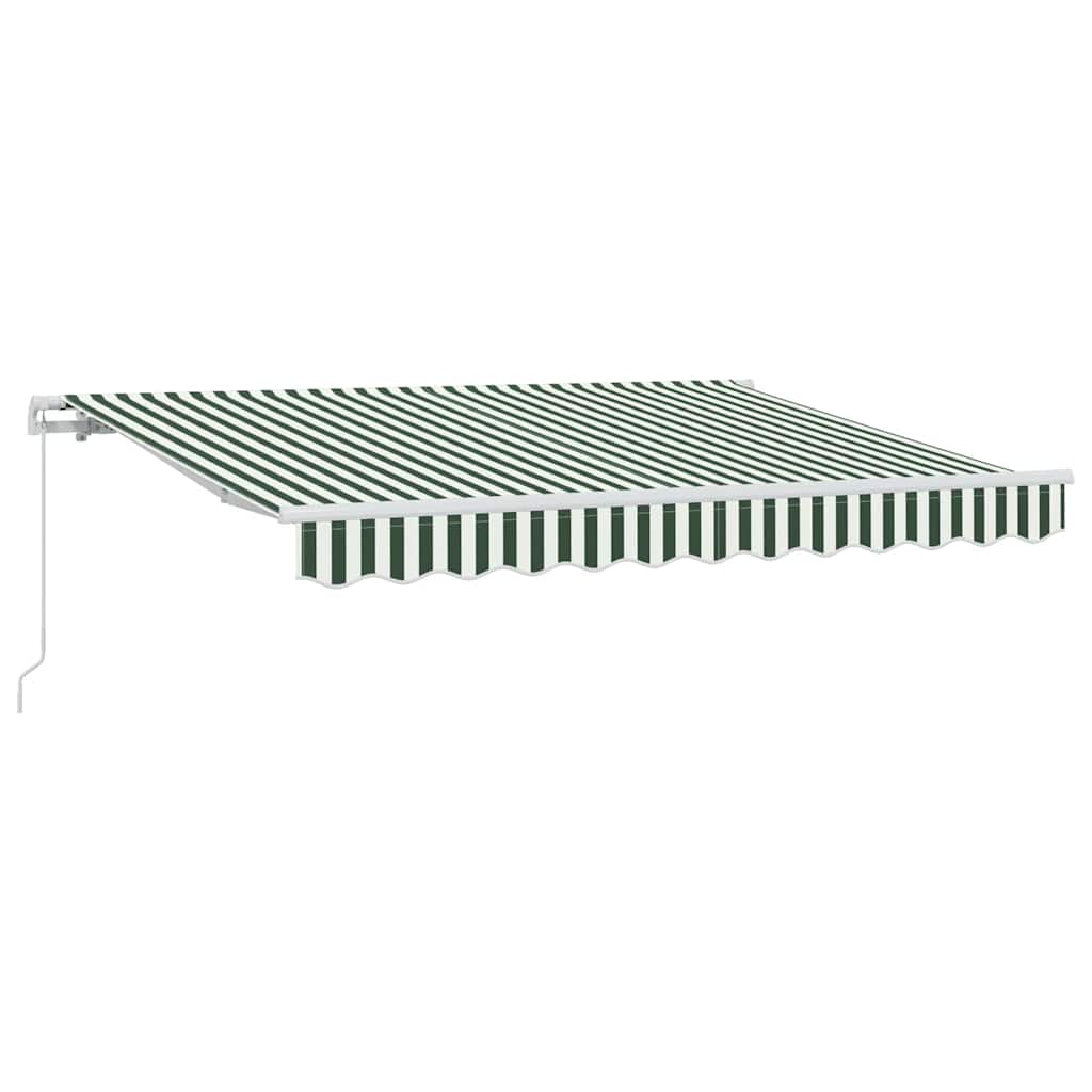 Skrovita tenda Zelena 300 x 200 cm tkanina
