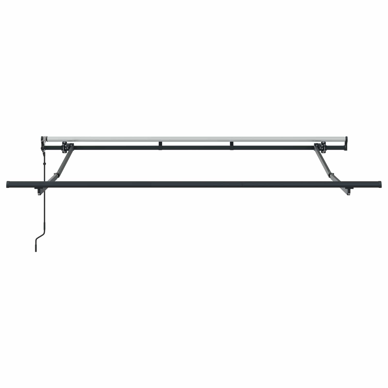 Skrovita tenda Zelena 300 x 200 cm tkanina