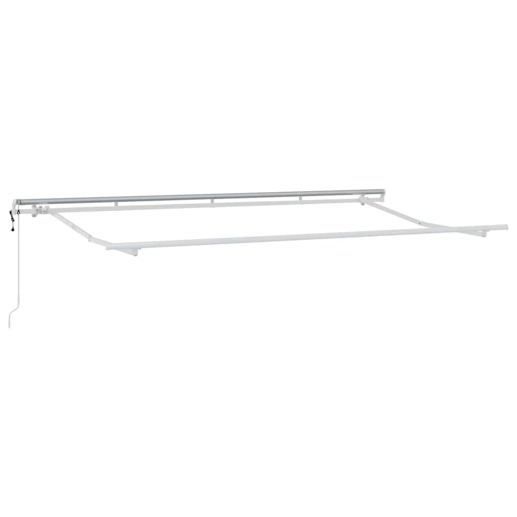 Skrovita tenda Antracit 400 x 200 cm tkanina