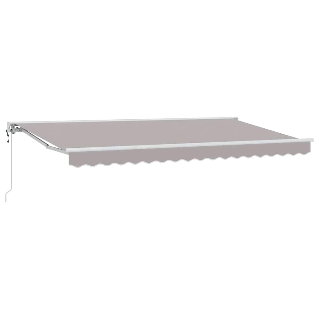 Okvir tende Svijetlo siva 400 x 200 cm Poliester s PU premazom
