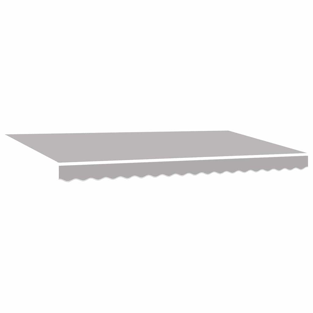 Skrovita tenda Svijetlo siva 400 x 200 cm tkanina