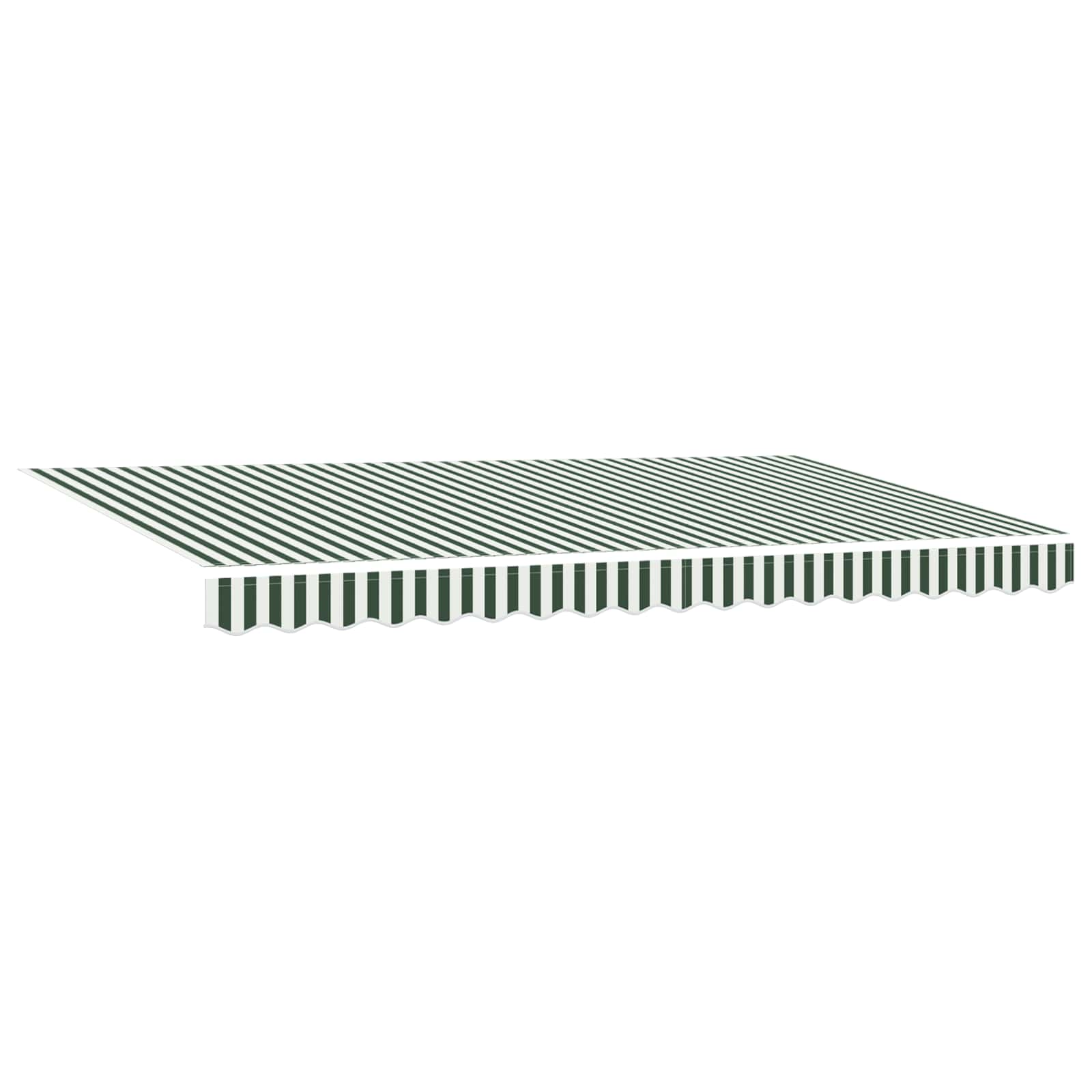 Skrovita tenda Zelena 400 x 200 cm tkanina