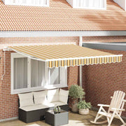 Povlačivi tende Šareni 300 x 250 x 165 cm Poliester i aluminij