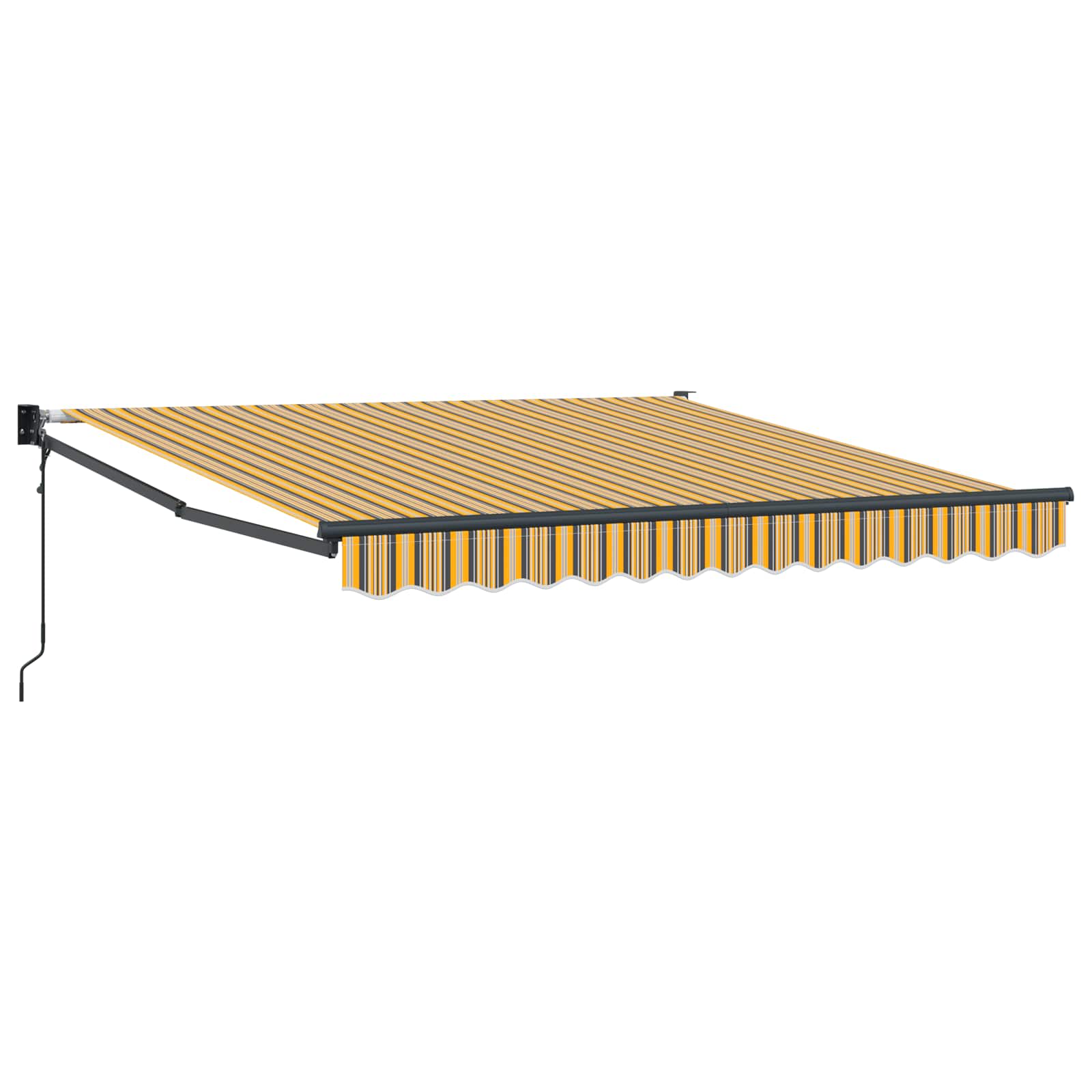 Nadstrešnica Šareni 300 x 250 cm Poliester i metal