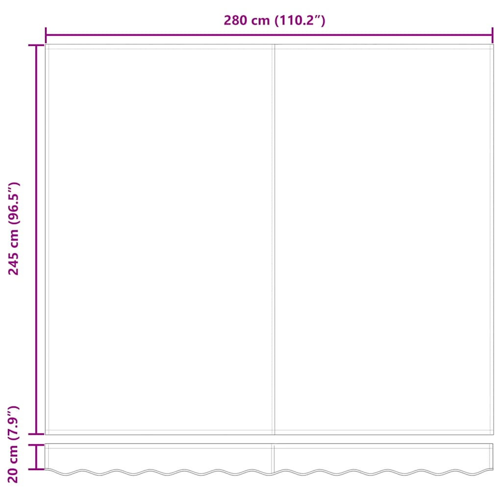 Nadstrešnica Svjetlosiva 300 x 250 x 165 cm Poliester i metal