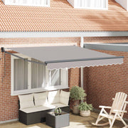 Nadstrešnica Svjetlosiva 300 x 250 x 165 cm Poliester i metal