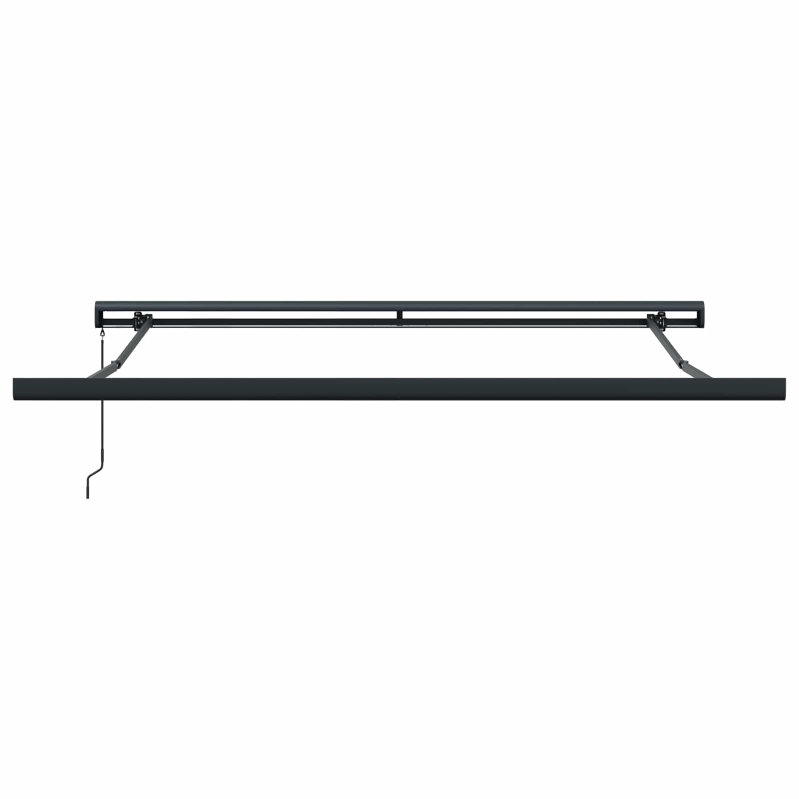 Povlačivi tende Svjetlosiva 300 x 250 cm Platno i Aluminij