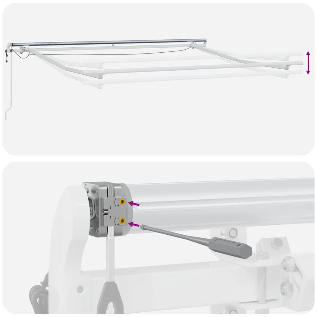 Tkanina za tende Šareni 350 x 250 cm Poliester