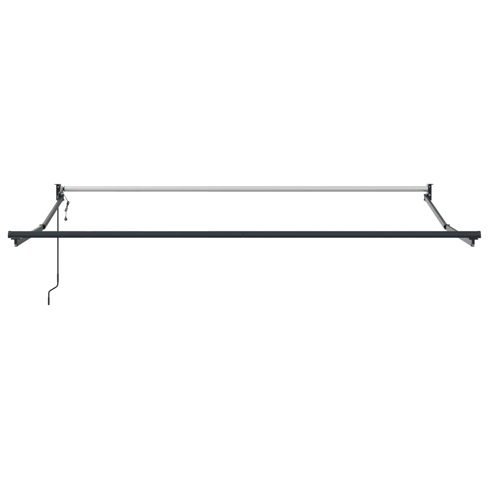 Nadstrešnica Šareni 350 x 250 cm Poliester i metal