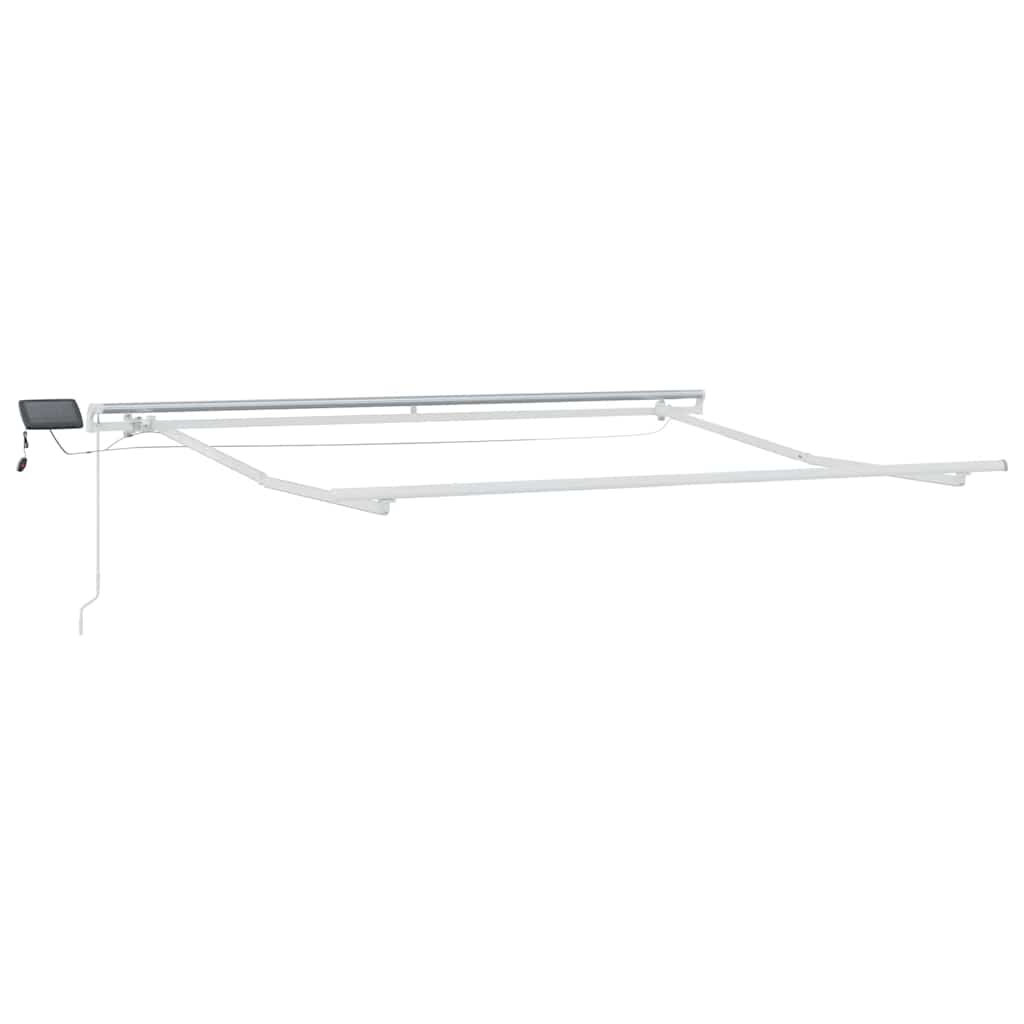 Povlačivi tende Zelena i žuta 350 x 250 cm Tkanina i Aluminij