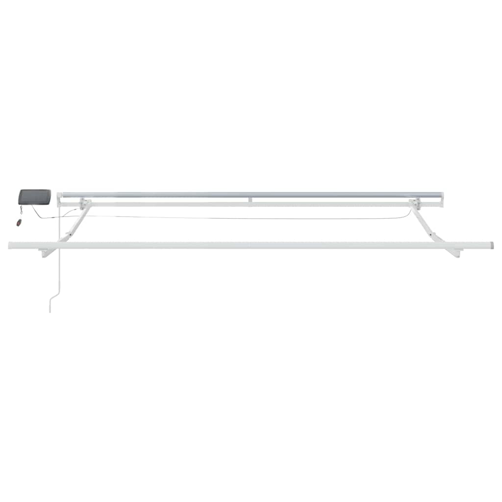 Povlačivi tende Zelena i žuta 350 x 250 cm Tkanina i Aluminij