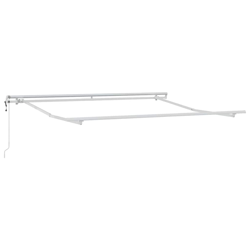 Povlačivi tende Zelena i žuta 350 x 250 cm Tkanina i Aluminij