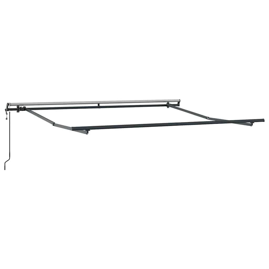 Povlačivi tende Zelena i žuta 350 x 250 cm Tkanina i Aluminij