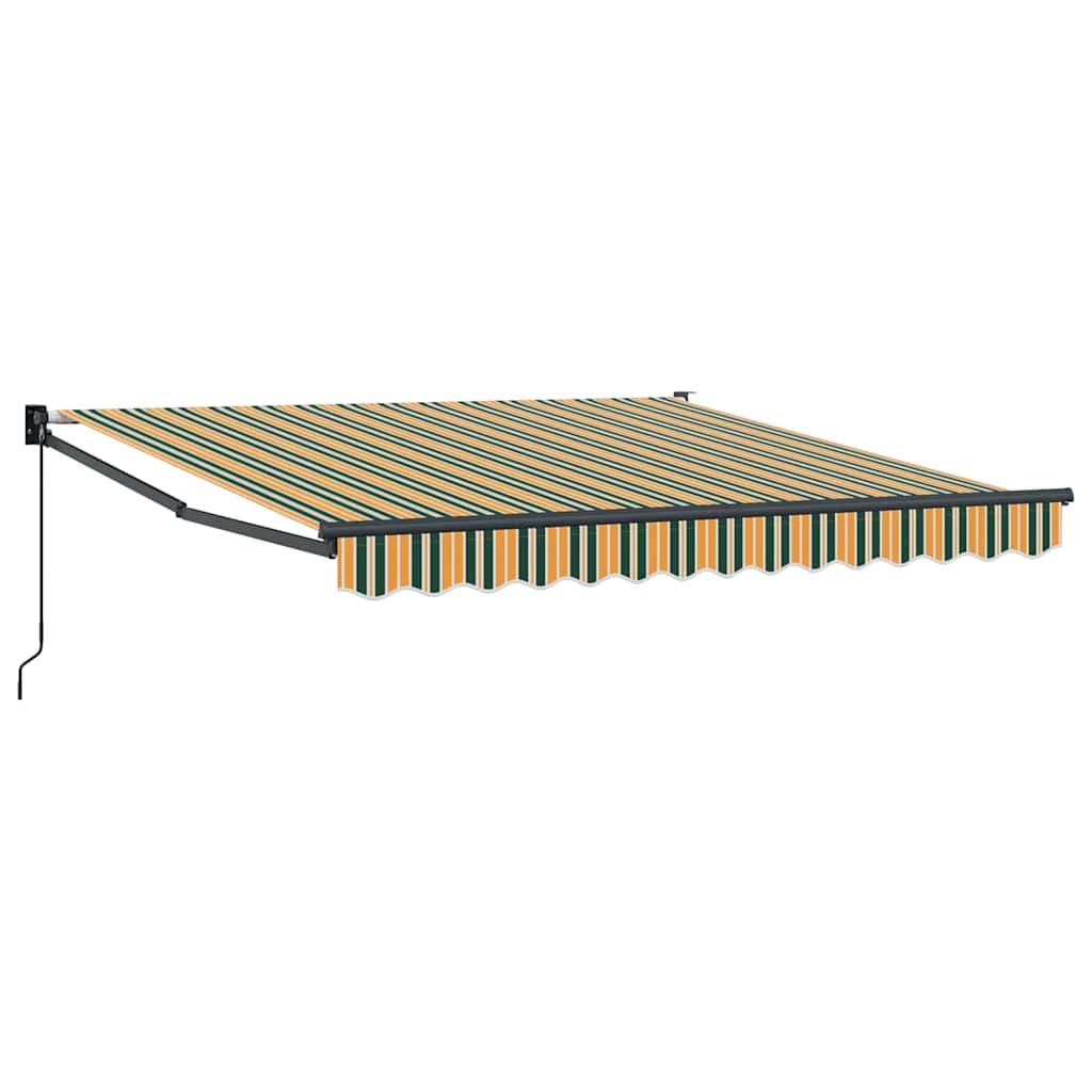 Povlačivi tende Šareni 350 x 250 cm 100% Poliester i Aluminij
