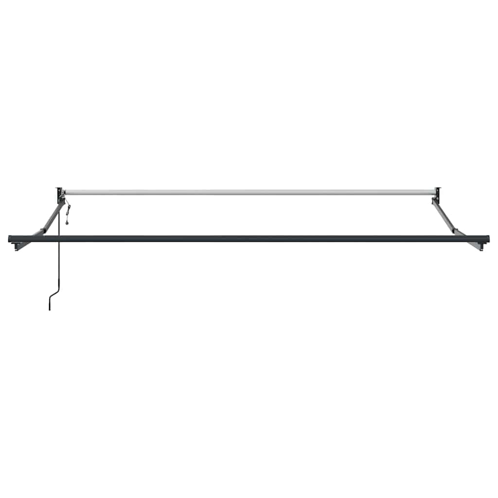 Nadstrešnica Zelena i bijela 350 x 250 cm Poliester i metal