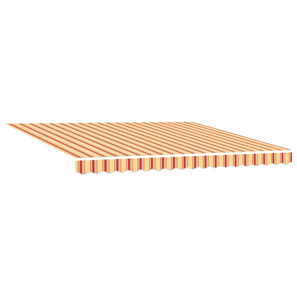 Povlačivi tende Žuta i Crvena 400 × 300 cm Tkanina i Metal
