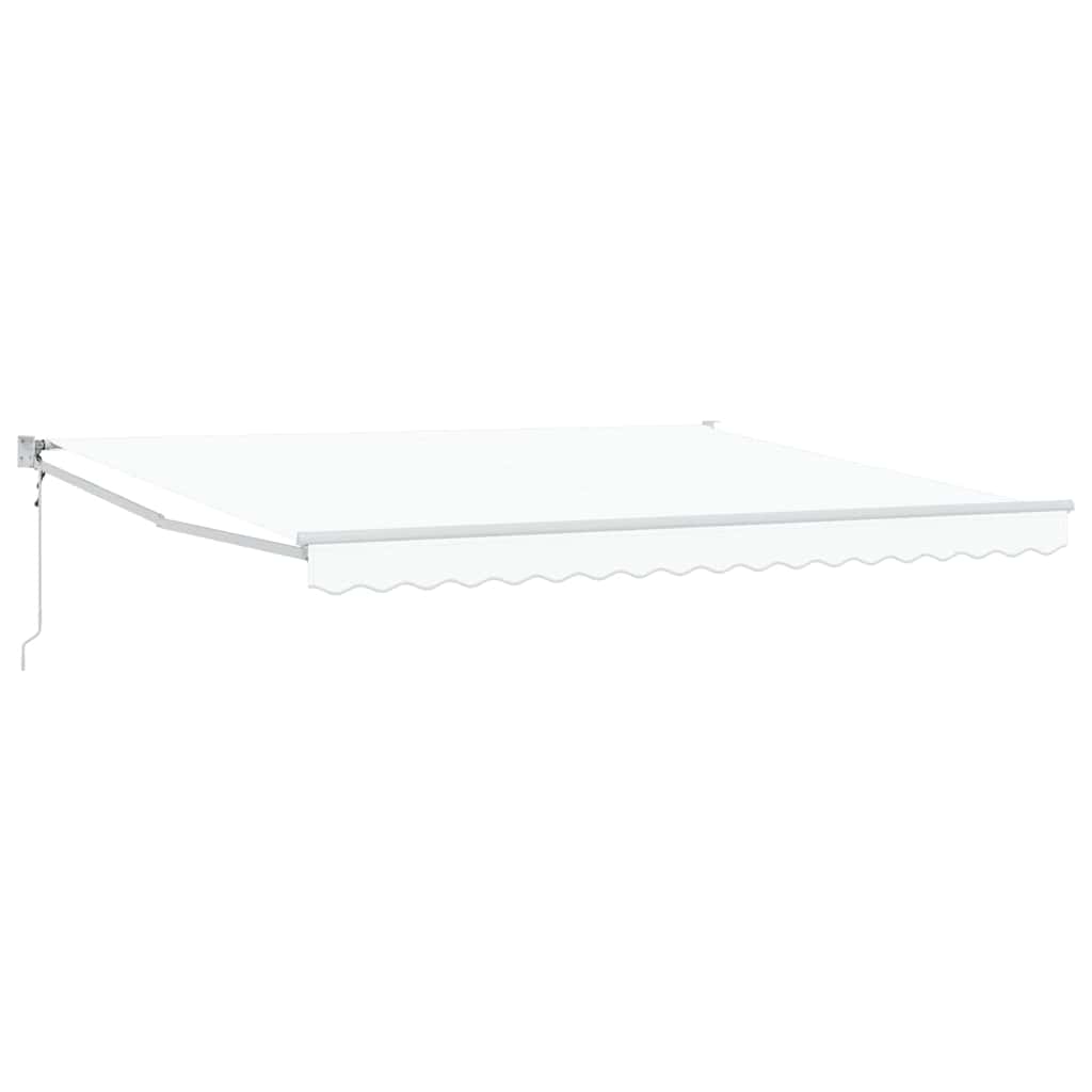 Nadstrešnica Bijela 400 × 300 cm Poliester i metal